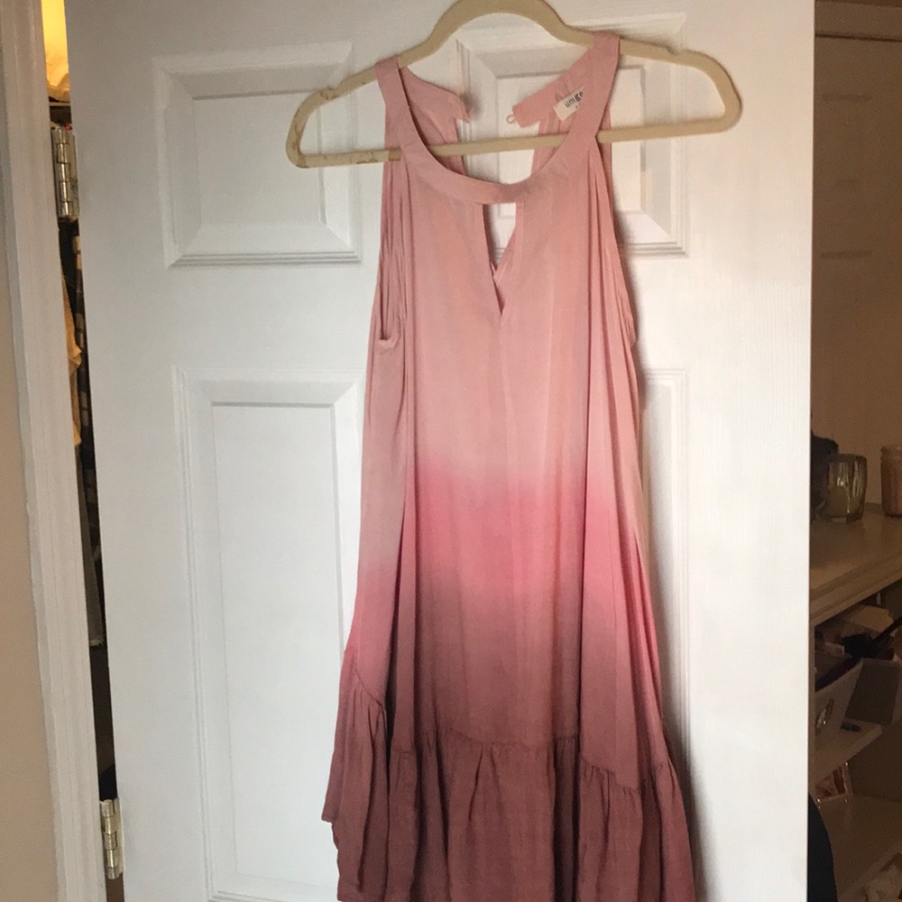 Summer Pink dress/ sleeveless